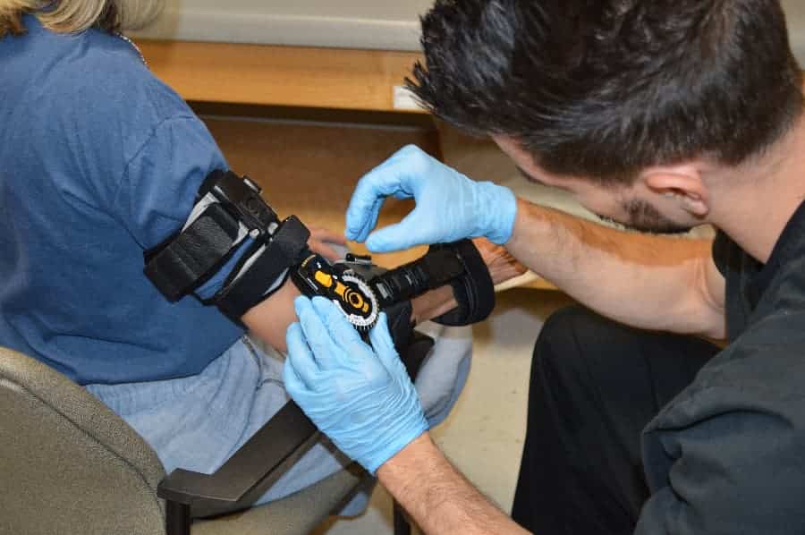 Elbow replacement bracing